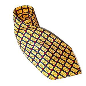 MORGANO UOMO Silk Tie Classic Bit Pattern